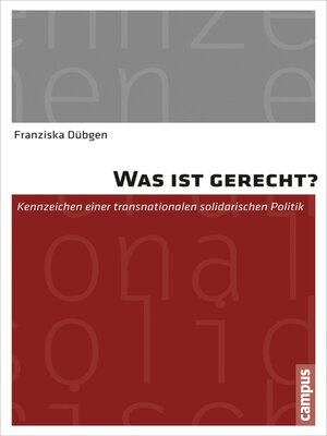 cover image of Was ist gerecht?